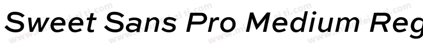 Sweet Sans Pro Medium Regular字体转换